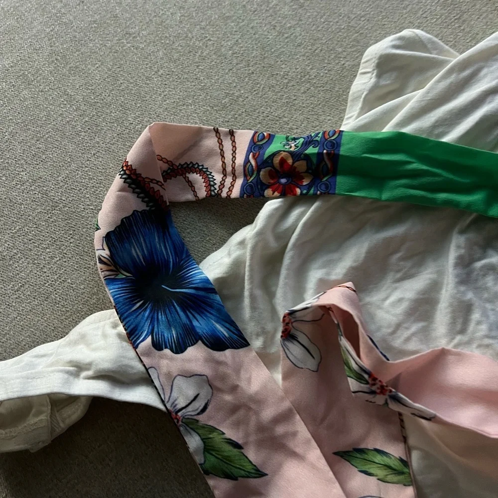 Lulus Tropical Halter Top Size Large - Picture 3 of 6